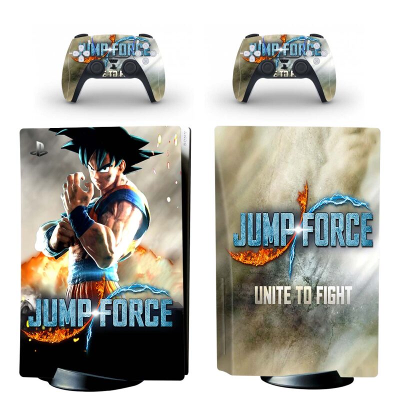 Jump Force Unite To Fight PS5 Skin Sticker Decal