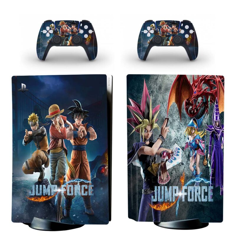 Jump Force PS5 Skin Sticker And Controllers Design 3