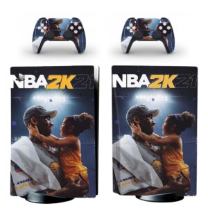 NBA 2K21 Kobe Bryant And Gigi PS5 Skin Sticker Decal