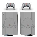 Classic Gray Playstation PS5 Skin Sticker Decal