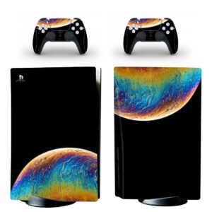 Colorful Planet Paint Ball PS5 Skin Sticker Decal