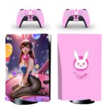 Overwatch D.Va And Bunny PS5 Skin Sticker Decal