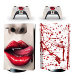 Vampire Lips PS5 Skin Sticker Decal