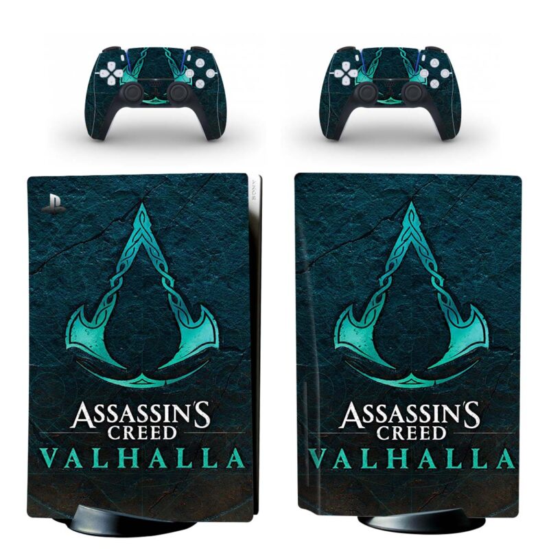 Assassin's Creed Valhalla PS5 Skin Sticker And Controllers Design 6