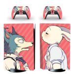 Pink Beastars PS5 Skin Sticker Decal