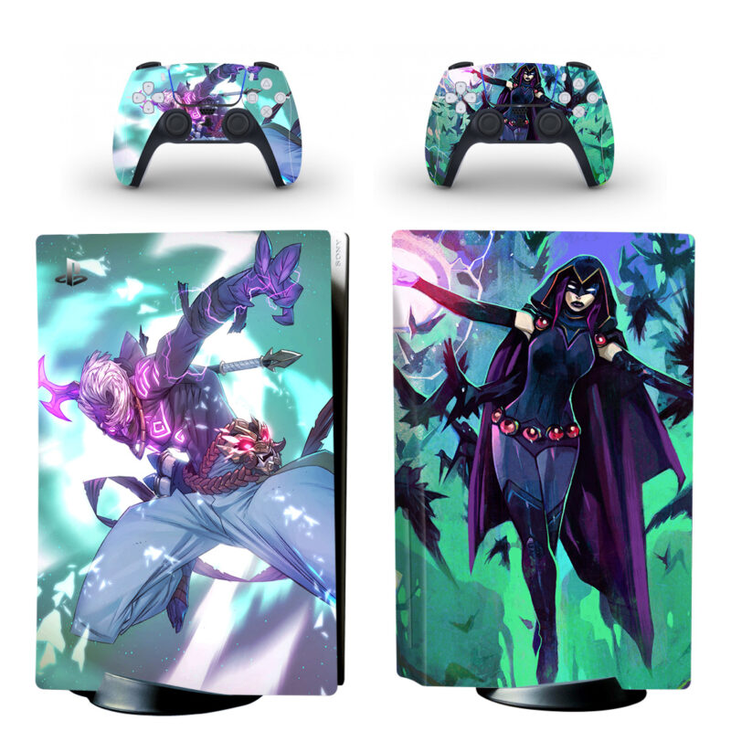 Fortnite Raziel And Raven PS5 Skin Sticker Decal