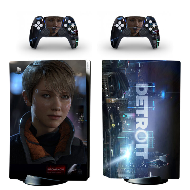 Detroit: Become Human PS5 Skin Sticker And Controllers