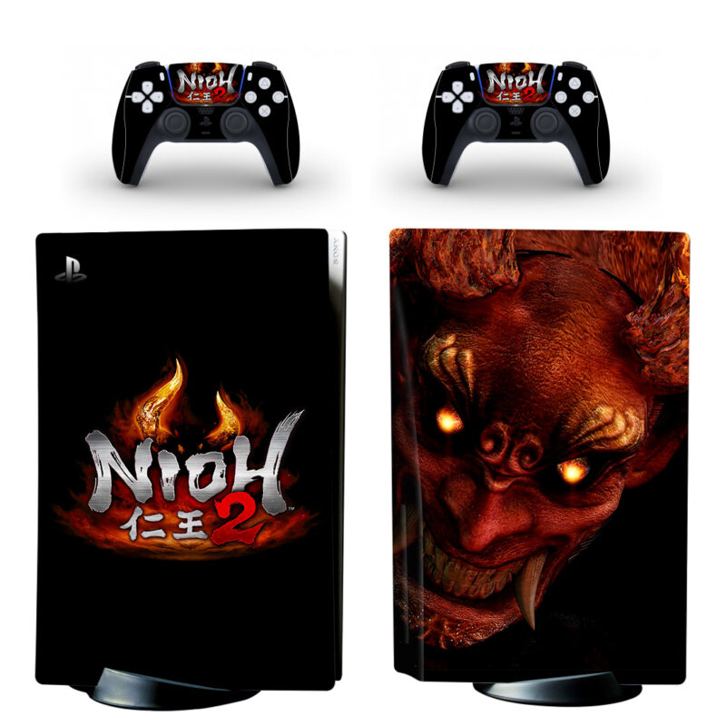 Nioh 2 PS5 Skin Sticker And Controllers Design 2