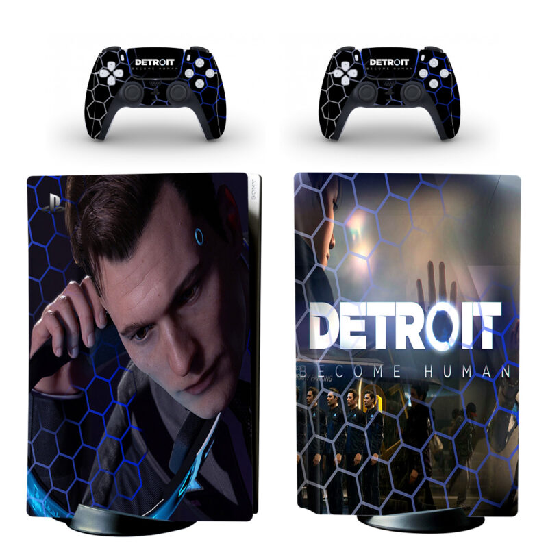 Detroit: Become Human PS5 Skin Sticker And Controllers Design 2