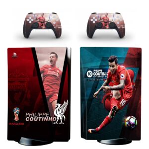 Philippe Coutinho Liverpool F.C. PS5 Skin Sticker Decal