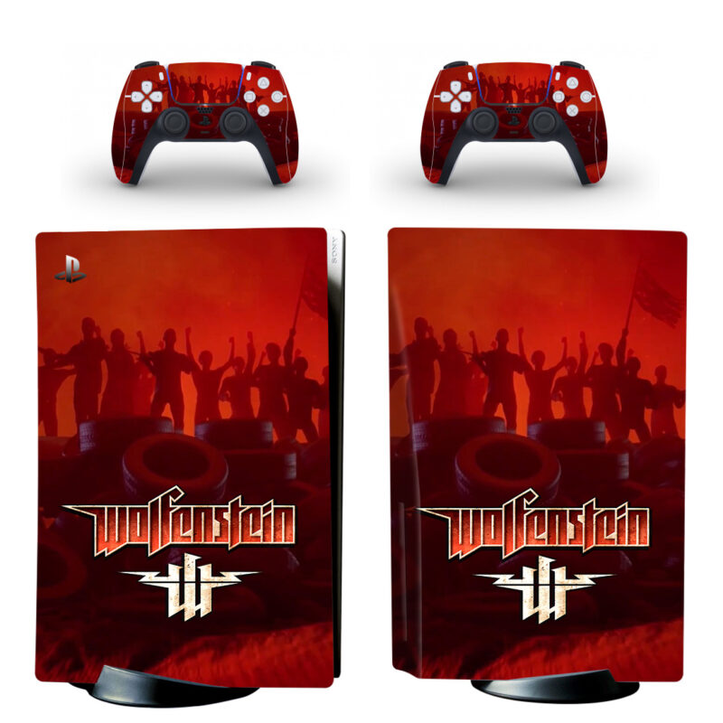 Wolfenstein PS5 Skin Sticker Decal Design 1