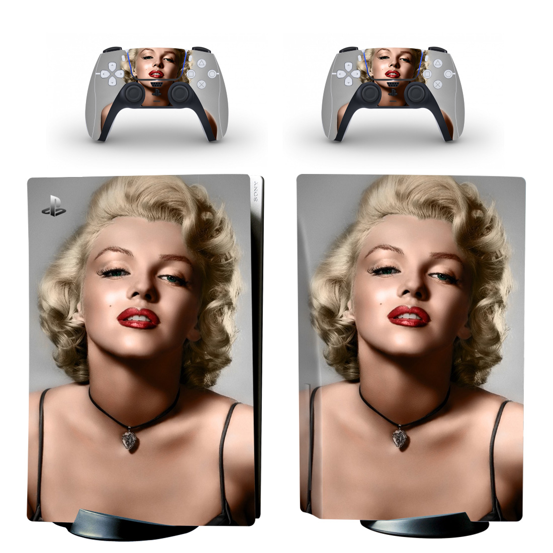 Marilyn Monroe PS5 Skin Sticker Decal 