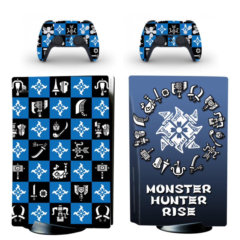 Monster Hunter Rise PS5 Skin Sticker Decal