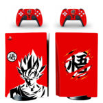 Dragon Ball Z Goku PS5 Skin Sticker Decal