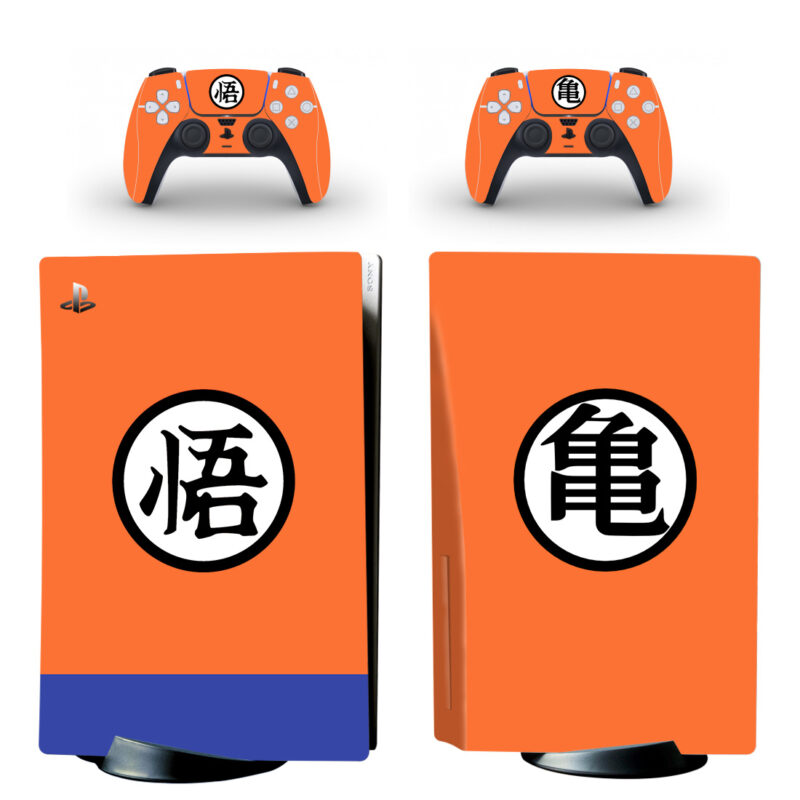 Goku Symbol PS5 Skin Sticker Decal Design 1
