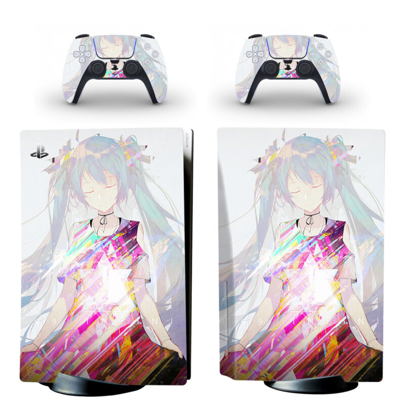 Hatsune Miku Artwork PS5 Skin Sticker Decal