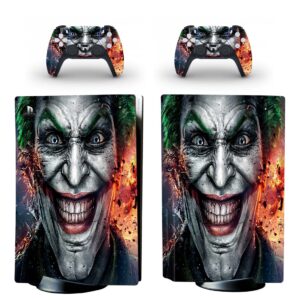 Joker PS5 Skin Sticker And Controllers Design 2