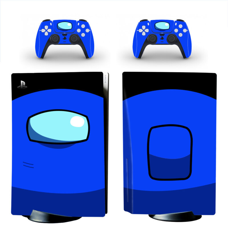 Among Us Blue PS5 Skin Sticker Decal