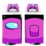 Among Us Pink PS5 Skin Sticker Decal