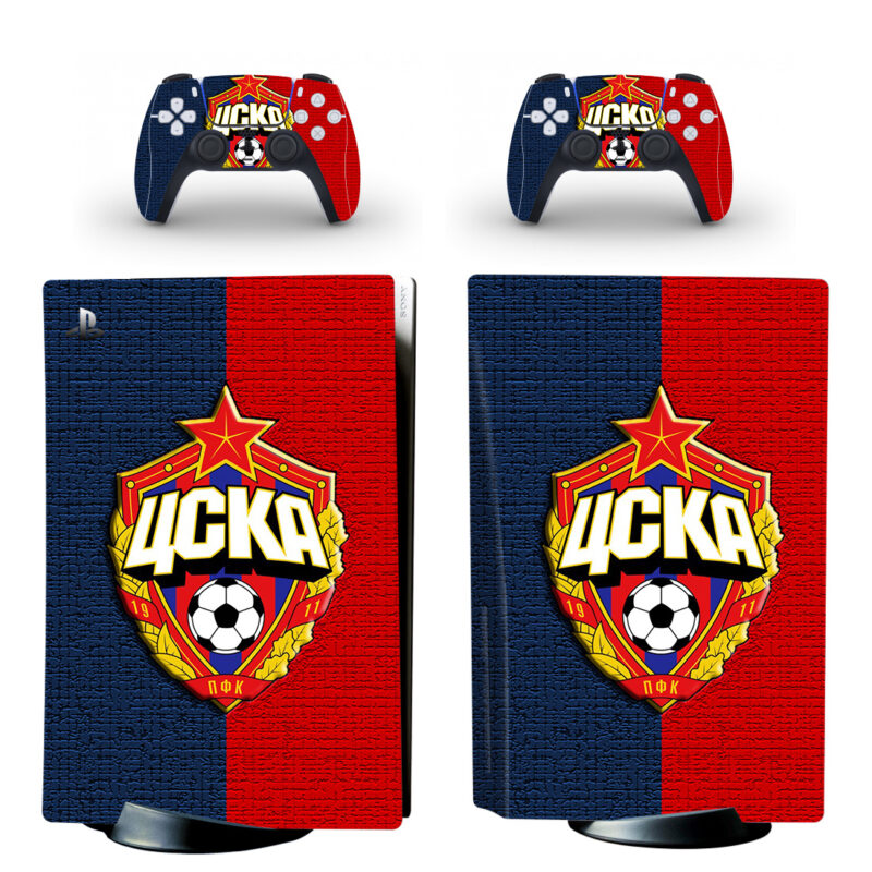 PFC CSKA Moscow PS5 Skin Sticker And Controllers