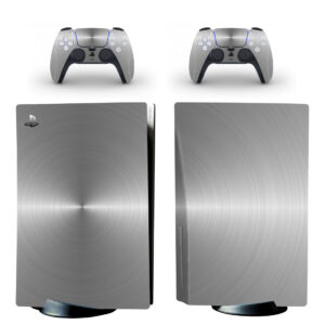 Light Metal Texture PS5 Skin Sticker Decal