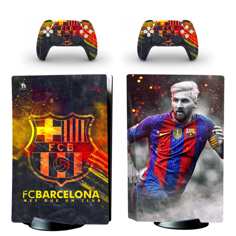 FC Barcelona Mes Que Un Club PS5 Skin Sticker And Controllers