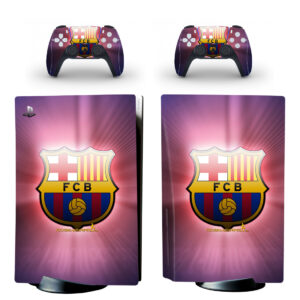 FC Barcelona PS5 Skin Sticker And Controllers