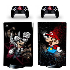 Super Mario Artwork PS5 Skin Sticker Decal