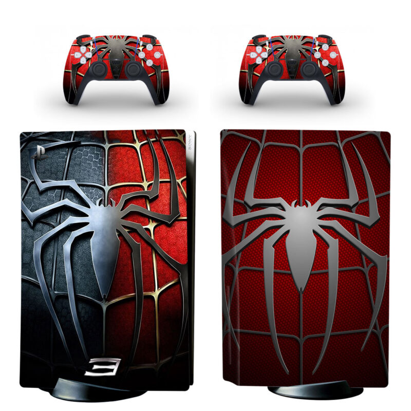 Spider-Man 3 PS5 Skin Sticker And Controllers Design 1