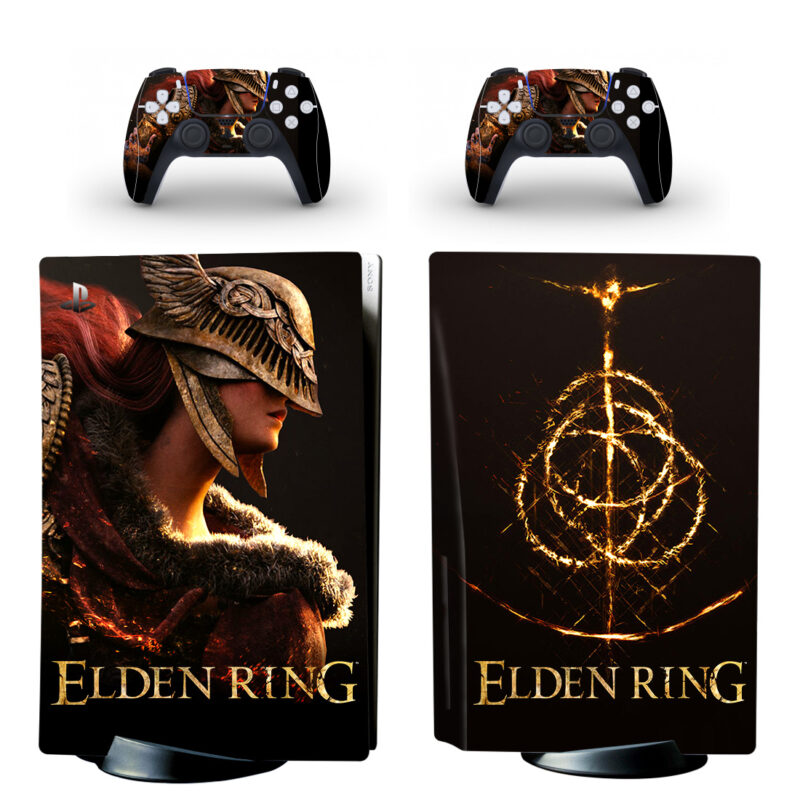 Elden Ring PS5 Skin Sticker And Controllers