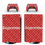 Supreme PS5 Skin Sticker Decal And Controllers