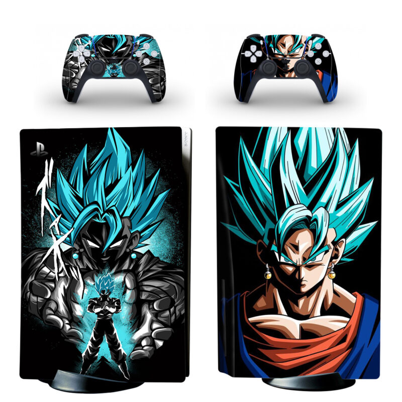 Dragon Ball Goku Vegeta PS5 Skin Sticker Decal