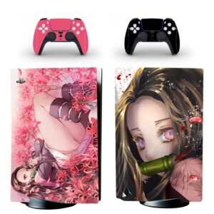 Nezuko Kamado PS5 Skin Sticker Decal Design 1