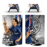 Paris Saint-Germain F.C. Zlatan Ibrahimovic PS5 Skin Sticker Decal