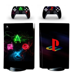 Playstation Symbols PS5 Skin Sticker Decal