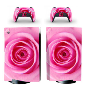 Pink Rose PS5 Skin Sticker Decal