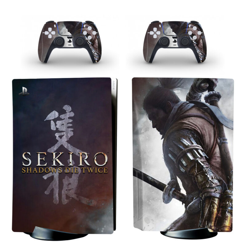 Sekiro: Shadows Die Twice PS5 Skin Sticker And Controllers