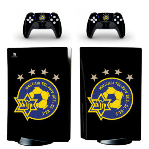 Maccabi Tel Aviv F.C. PS5 Skin Sticker Decal