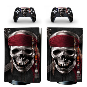 Pirates Of The Caribbean Skull PS5 Skin Sticker Decal