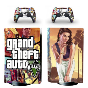 Grand Theft Auto V PS5 Skin Sticker And Controllers Design 8