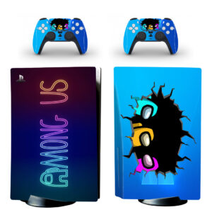 Among Us PS5 Skin Sticker Decal Design 1