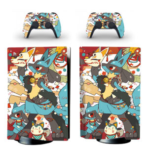 Pokemon Lucario Happy New Year PS5 Skin Sticker Decal