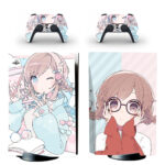 Cute Anime Girl PS5 Skin Sticker Decal