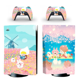 Kanahei PS5 Skin Sticker And Controllers Design 1