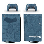 Uncharted 4: A Thief's End PS5 Skin Sticker Decal Design 2