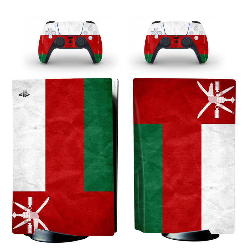 Flag Of Oman PS5 Skin Sticker Decal