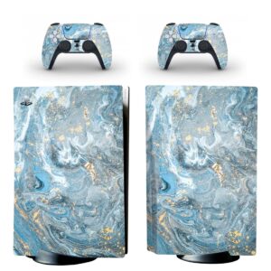 Blue Marble Texture PS5 Skin Sticker Decal