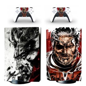 Metal Gear Big Boss Art PS5 Skin Sticker Decal