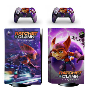 Ratchet And Clank: Rift Apart PS5 Skin Sticker Decal Design 1