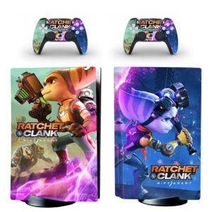 Ratchet And Clank: Rift Apart PS5 Skin Sticker And Controllers Design 2